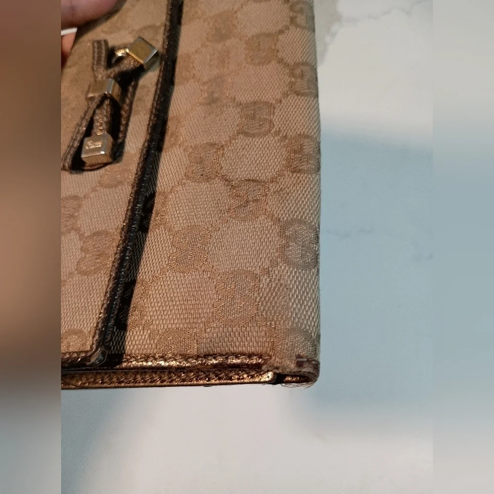Gucci Monogram Princy Continental Wallet